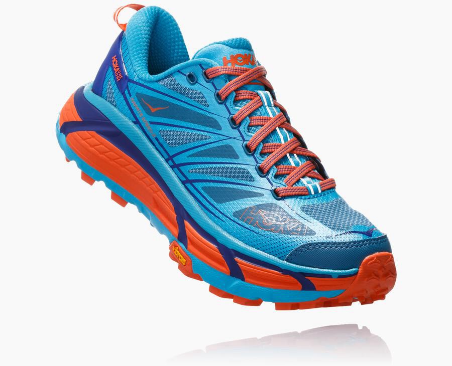 Hoka Mafate Speed 2 - Women's Trail Shoes - Blue - UK 597BDMPAZ